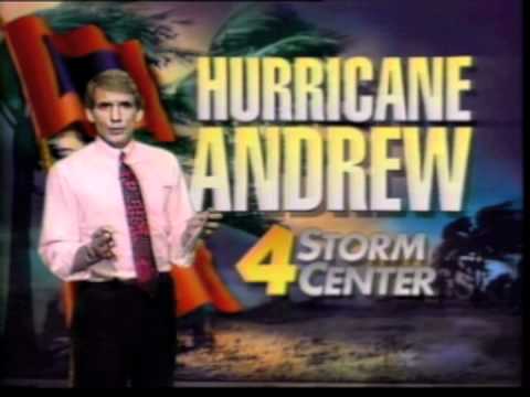 Hurricane Andrew - 29 Hours Before Landfall on WTVJ