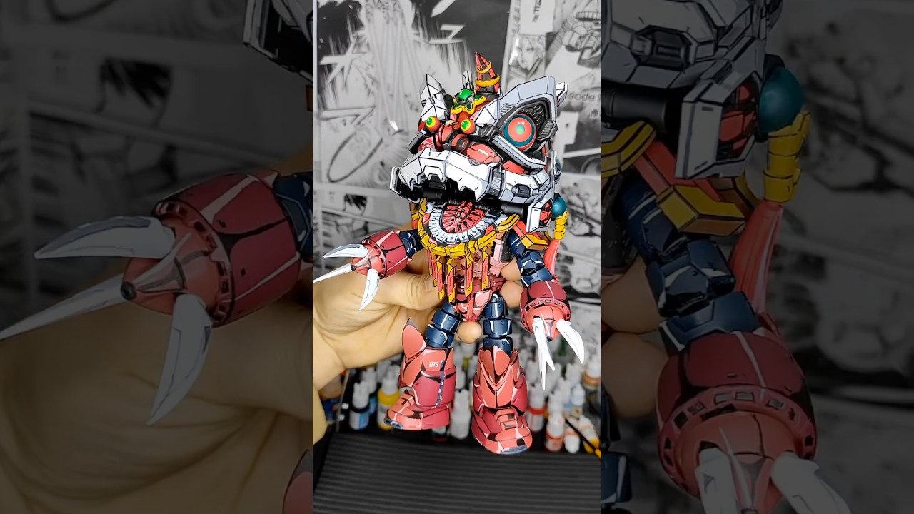 Hướng dẫn vẽ 2D cho mô hình LION DANCE | DOJO #gundam #gunpla #modelkit #anime #custom