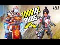 DUOS MODE 1000 IQ TEAM PLAYS - Apex Legends Funny Moments & Best Plays #70