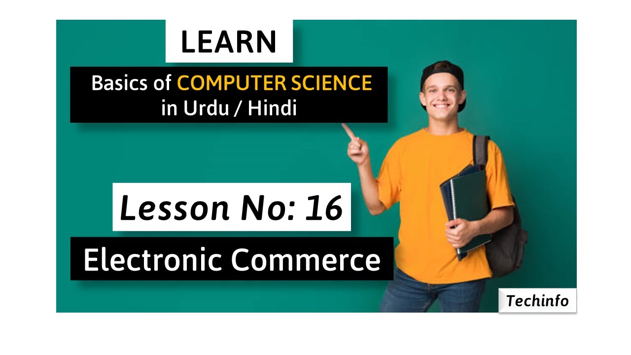 Lesson No.16 Electronic commerce Definition of what is in Urdu
