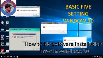 How to Fix Software Installation Error in Windows 10,8 1,7 (Fail, Fatal, Can’t Install)