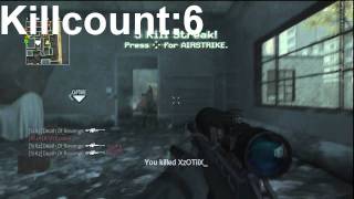 Cod4 50 cal barret streak