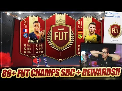 FIFA 19: OHA 86+ FUT CHAMPIONS PREMIUM UPGRADE SBC PICK!! MEINE REWARDS PACK OPENING ??