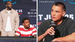 OMG! Terence Crawford SHOWS UP At Spence vs Tszyu Presser 😱🥊