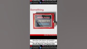 TFT LCD Keyboard Project