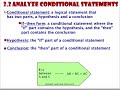 2.2 Analyze Conditional Statements