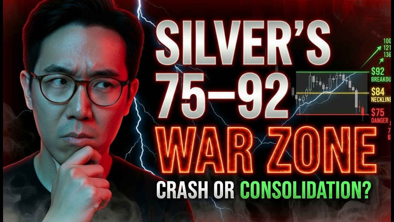 JUST IN: Silver Trapped Between 75 and 92 – Is This the Launchpad or the Cliff Edge?