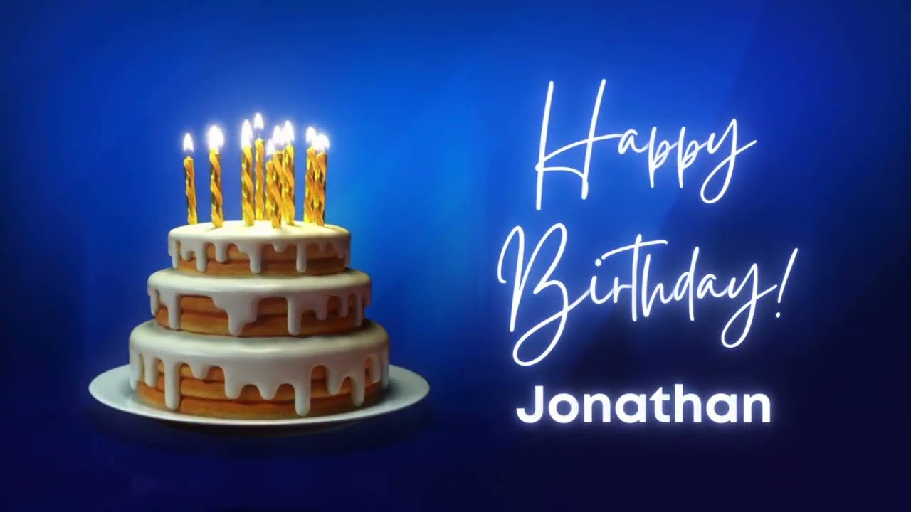 Jonathan Happy Birthday