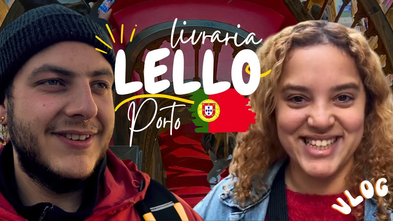 Explorando a Livraria LELLO e um SUPERMERCADO no PORTO