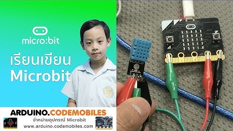 Microbit การเชื่อมต่อกับ DHT11 เพื่อวัดอุณภูมิ