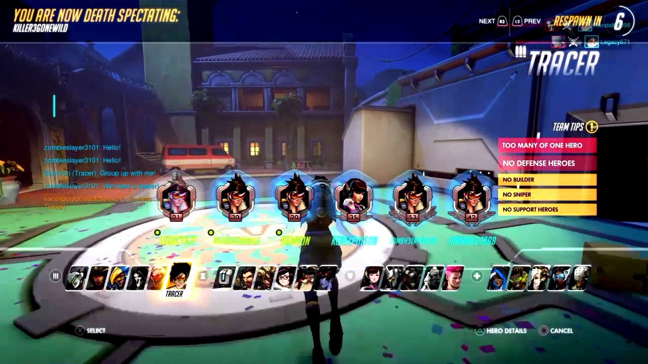 Old Overwatch gameplay with BamVon and Killer