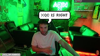 Adin Ross takes xQc's side after Recent Homophobic Slurs Controversy