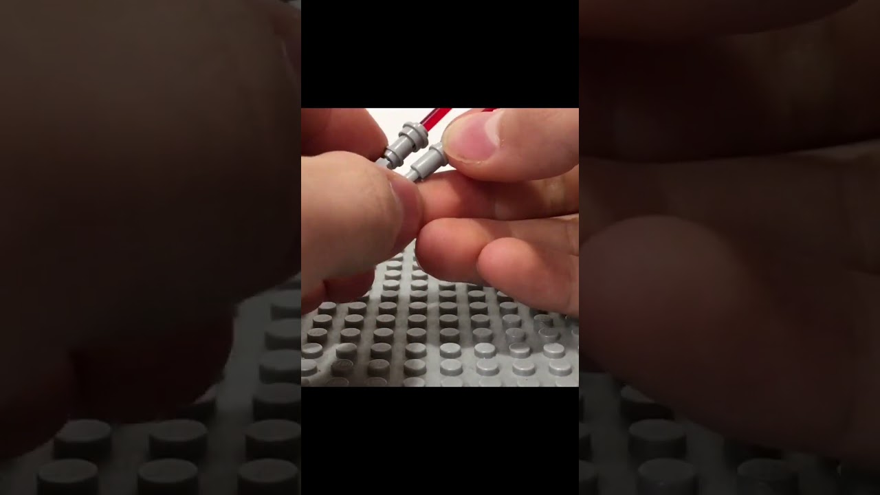 How to make Lego Star Wars Sith Rey’s lightsaber