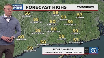 FORECAST: Record warmth expected Saturday