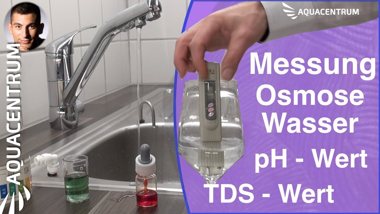 Osmose Anlage mit einstellbarem pH-Wert | Messung Leitwert, pH Wert, Mineralien ...