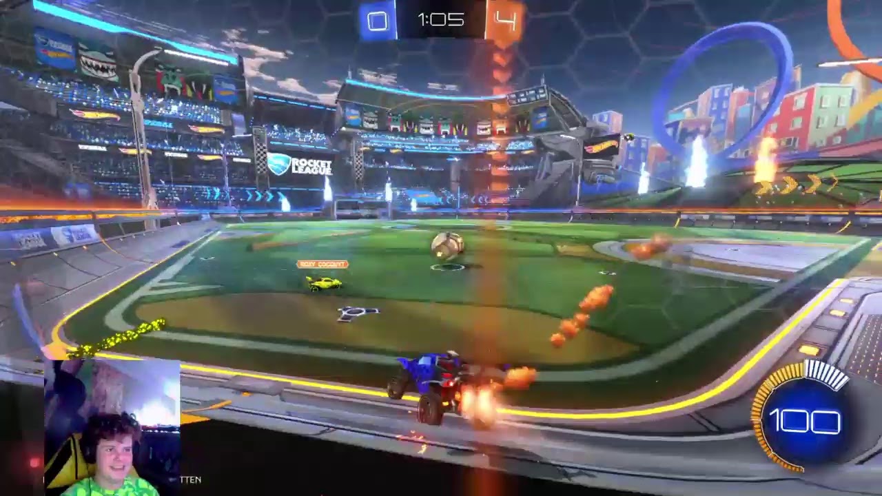 Live wins halen Rocket league! YouTube