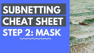 How To Find Subnet Mask FAST | Subnetting Cheat Sheet Step 2