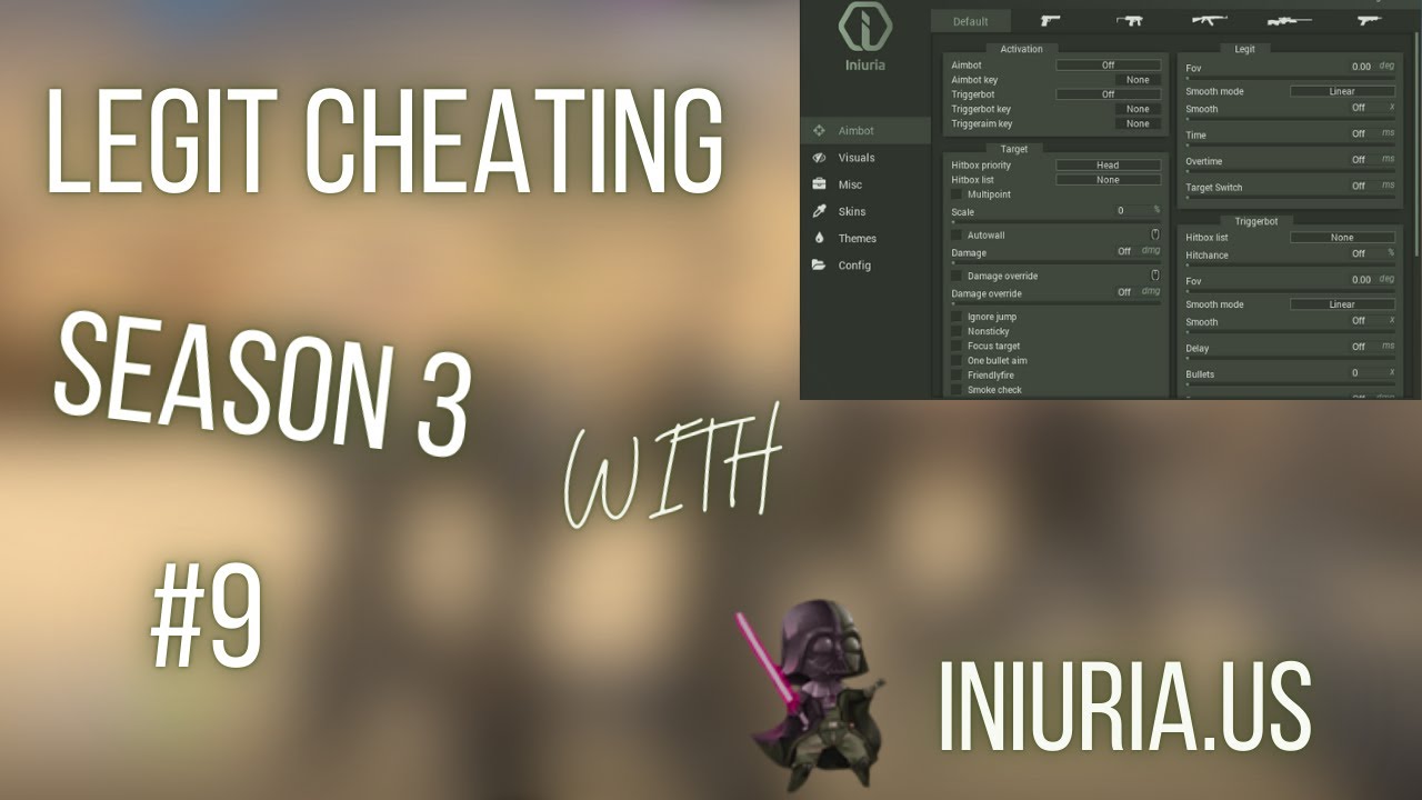 CS2 Legit Cheating ft. Iniuria.us S:3 E:9 | Almost an HVH - YouTube