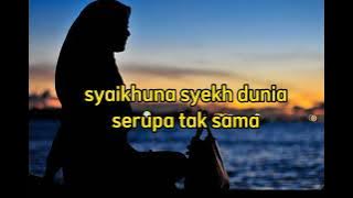 syaikhuna syekh dunia - cover bay hamidah (lirik) #sholawat #sholawatnabi