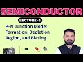 P–N JUNCTION DIODE: FORMATION, DEPLETION REGION, AND BIASING — LECTURE 4