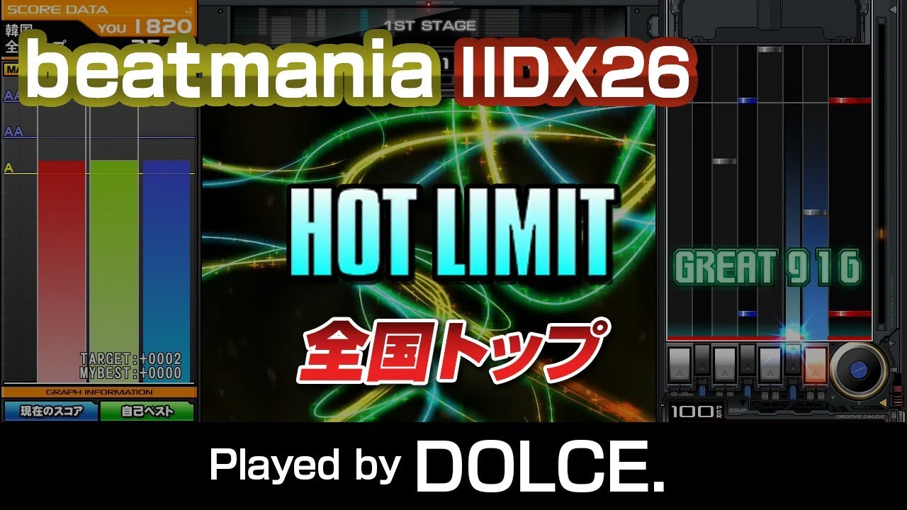 Hot Limit A Played By Dolce Beatmania Iidx26 Rootage Youtube