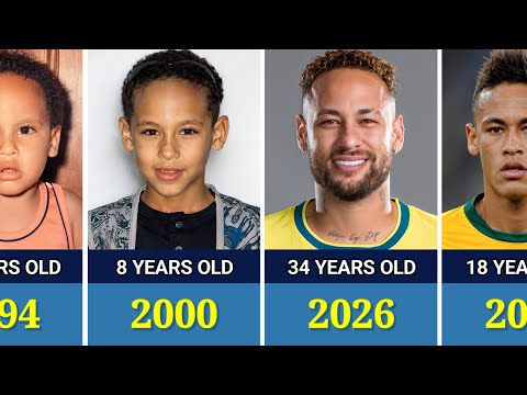 Neymar Jr. Transformation From 1 to 34 Years Old