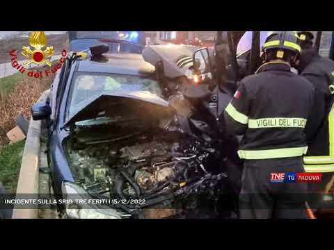 INCIDENTE SULLA SR10: TRE FERITI | 15/12/2022