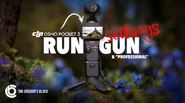 Best "CINEMATIC" Settings // Easy Professional Workflow // DJI Osmo Pocket 3