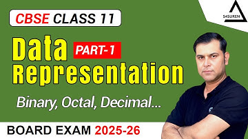 Class 11 Computer Science | Chapter 2 Data Representation Part-1 | Number Systems, ASCII, Unicode