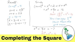 How to Solve Quadratic Equations by Completing the Square screenshot 2