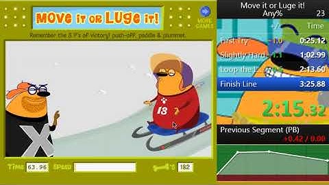 Ruff Ruffman - Move it or Luge it! Any% Speedrun WR 3:25.28