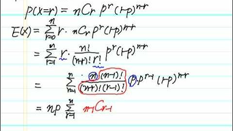 이항분포의 평균