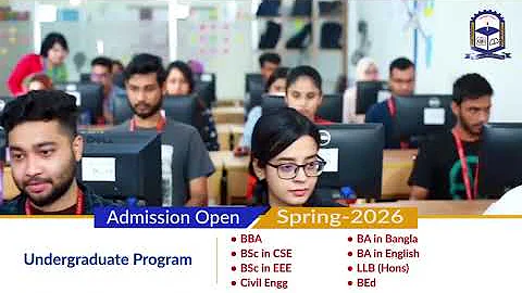Admission Open Spring-2026
