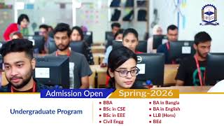 Admission Open Spring-2026
