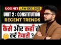 UGC NET Law – Unit 2 | Constitution Analysis + High-Yield Topics for Dec 2025