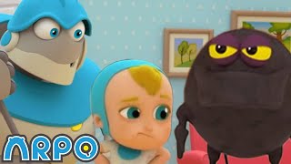 Who is This Flea?!!! | ARPO The Robot | Robot Cartoons for Kids | Moonbug Kids