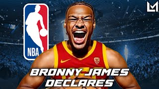 Bronny James Declares For the 2024 NBA DRAFT🤯🔥 | Joining LeBron? | Full Freshman Season Highlights