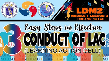LDM2 Module 1 Lesson 2 Organizing LAC  | Conrad Gamboa [3 Easy Steps in Effective Conduct of LAC]