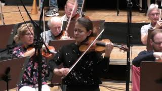 Liya Petrova - Recording session - Beethoven violin concerto
