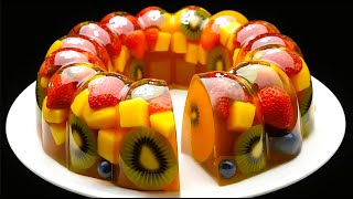 Sadece portakal ve meyve! Şimdiye kadar denediğim en iyi 5 dakikalık tatlı, tatiller için!