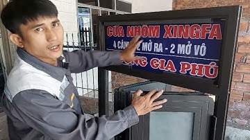 Hướng dẫn làm cửa mở xếp gọn.Hướng dẫn làm nhôm xingfa .làm tủ cánh kính.nội thất tủ nhôm