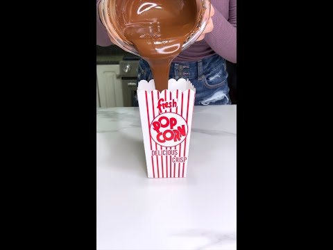 Chocolate popcorn box