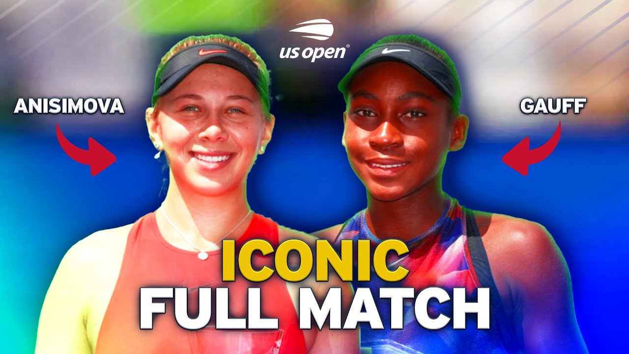 Coco Gauff vs. Amanda Anisimova Iconic Full Match | 2017 US Open Girls Singles Final