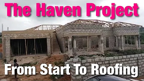 Building In Ghana | Building a House from start to Finish 3 Bedroom Home from Foundation to Roofing