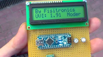 Arduino sensor de radiación ultravioleta