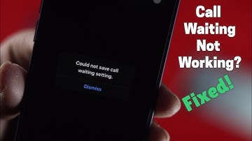 Fix Call waiting not working on iPhone [Could Not Save Call Waiting Setting]