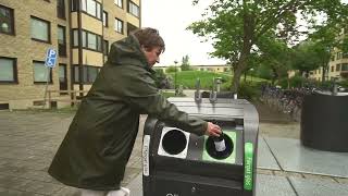 Smidig källsortering med underjordsbehållare, UWS