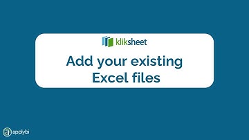 Use your external Excel applications directly into Qlik Sense