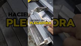 Intentamos hacer una plegadora #herreria #weld #metalwork #tools #herramientas #welding