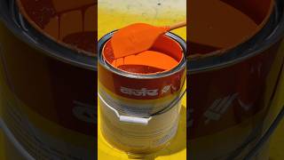 making orenge oil paint | epilux enamel oil paint ytshorts satisfying